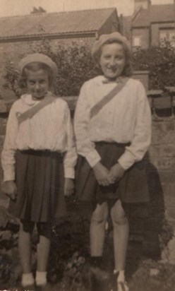 Joy and Pam early 1940's