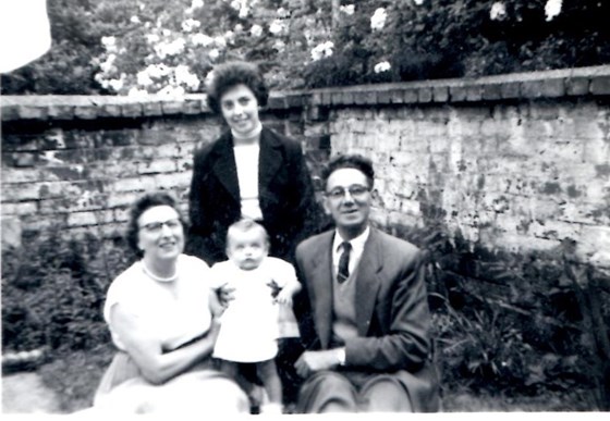Masie, Joy, Harry and Jacqui 1957