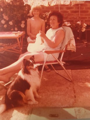 Mum, Martin and Captain -1973