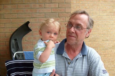 john with his grandson finley
