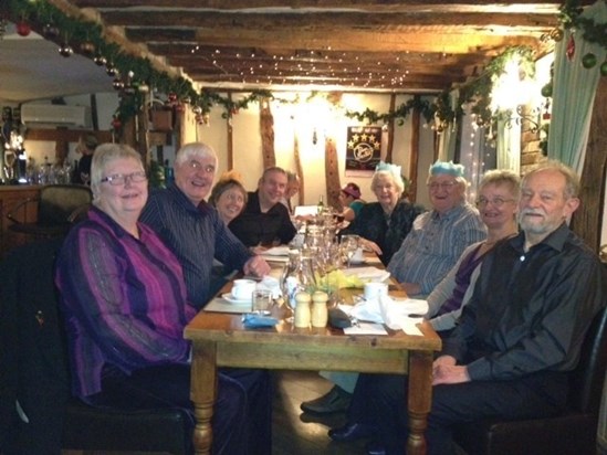 Meal with Don & Pat, David & Jane, Chris & Annette