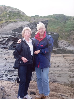 Sandy & Denise Evans, from NZ. Pen friends for 44 years