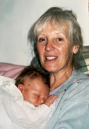 Grandma with Freddie 