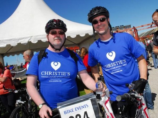 Fundraising for Christies - Manchester to Blackpool Bike Ride 2008