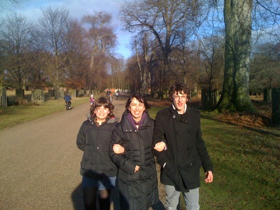 Walking with Daniel and Ruth in Dunham Massey 2007
