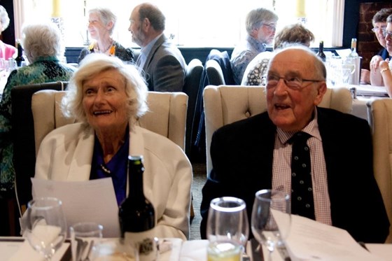 Barbara and Robin at Aubrey's 90th birthday party September 2016