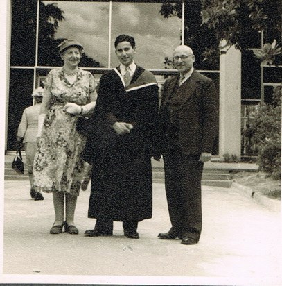 Lewis's graduation1956