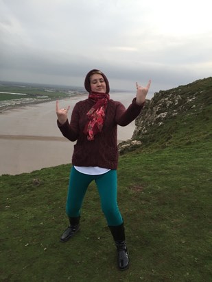 Windy day at Brean