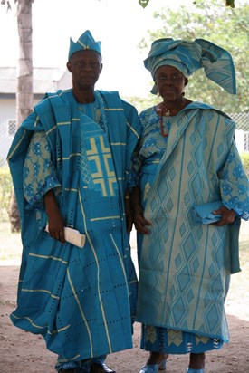 Daddy and Mummy celebrating 41st Wedding Anniversary is Nigeria
