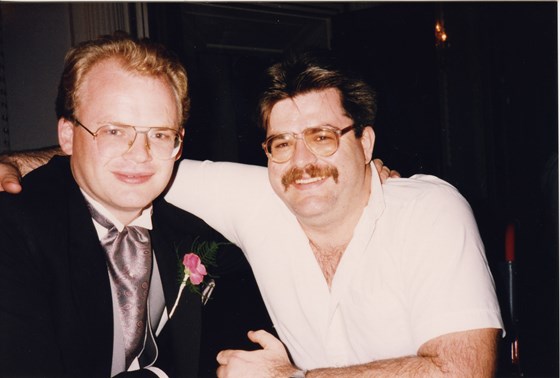 Bob at my wedding August 1993