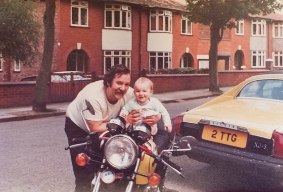 on a motorbike before he could walk