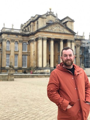 At Blenheim Palace, one of many off the cuff days out