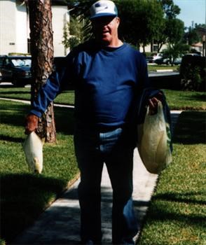 Gil loved fishing almost as much as golfing Florida 1991