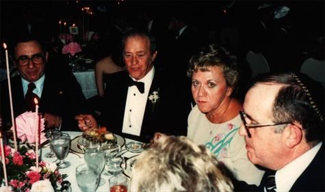 Hannah, Gil, brother-in-law Eddie, at Joel’s Bar Mitzvah in 1985