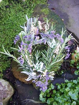 Rosemary for rembrance, heather for luck, hearts from the band n us!