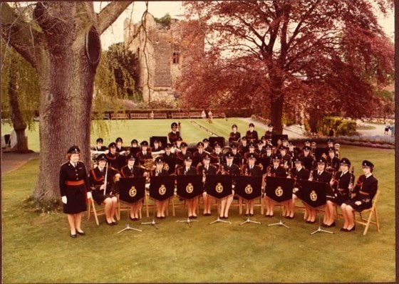 1977 Lyn with WRAC Staff Band