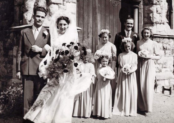 Joan and Les's Wedding Day