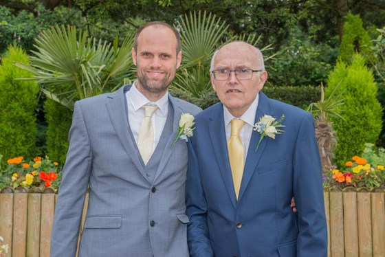 Me and Dad - My Wedding July 2017