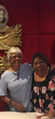 Chandra and Lali at their 70th birthday party