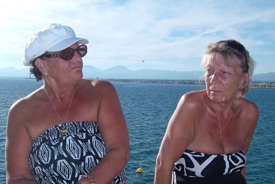 Beryl and Mum, Salou 2010