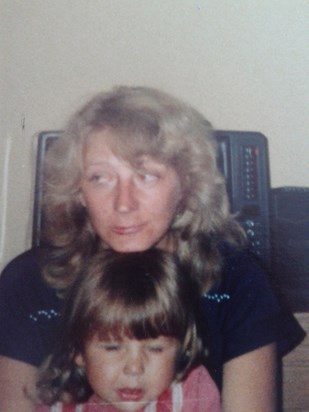 Me and Mum, early 80's