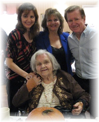 Granddaughter Diana, Daughter Pamela, Son-In-Law Dick, with our beloved Annabelle
