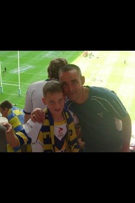Me and dad at Wembley