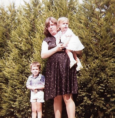 Mum, Michael and Jenny - approx mid 80s