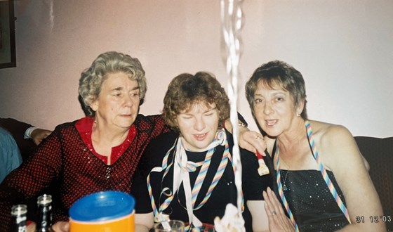 Julie with her Sister Rose and Niece Lynn