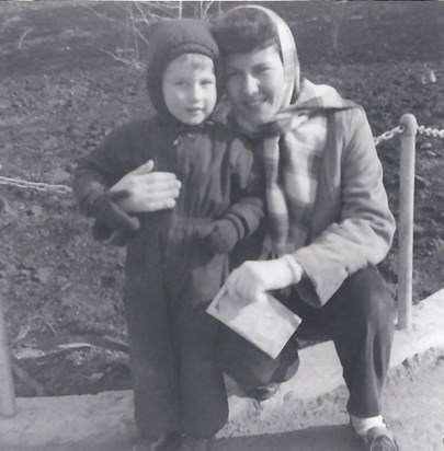 Mom and John 1954