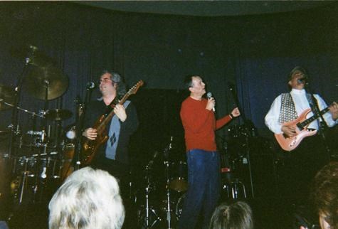 MARK WITH THE NEW COLONY SIX (RAY AND BRUCE) FEB 21,2002 AT THE HARD ROCK CAFE IN CHICAGO