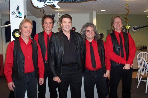 Before the Surf Ballroom show with Johnny Star and the Meteors