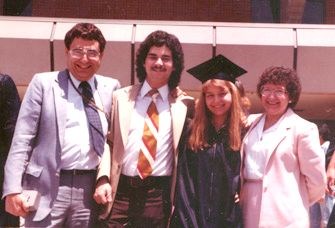 Mark at his sister's graduation 1978?