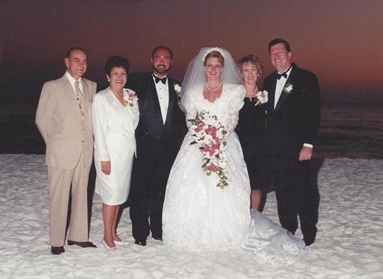 Mom and Dad at Luis R wedding in 96