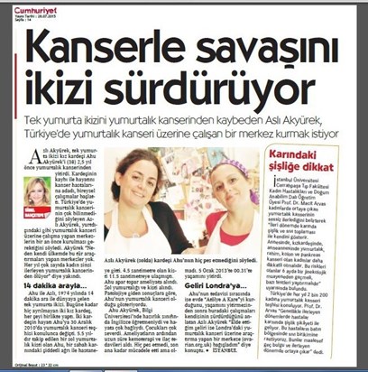 Cumhuriyet Gazetesi, 28 Temmuz 2015