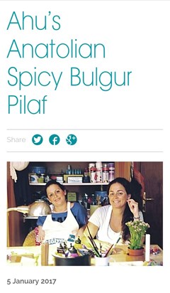 Ahu's Anatolian Spicy Bulgur Pilaf