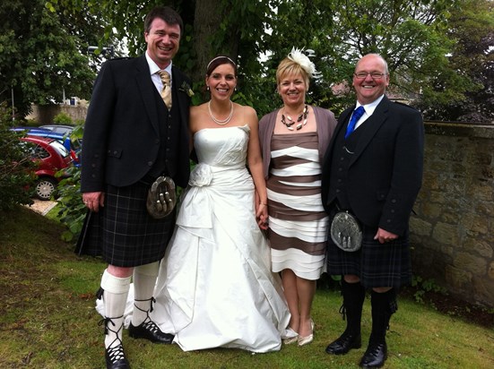 The day after the Wedding - in Elgin