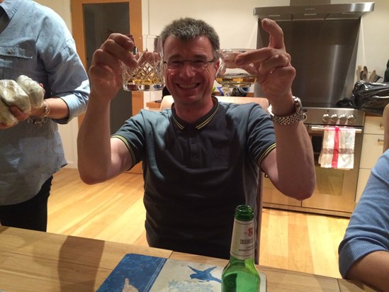 July 2015, Tim found the "ultimate whisky experience" glasses in Elgin!  We laughed so much that night!  Miss you Tim.