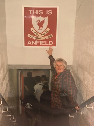 Mum at Anfield