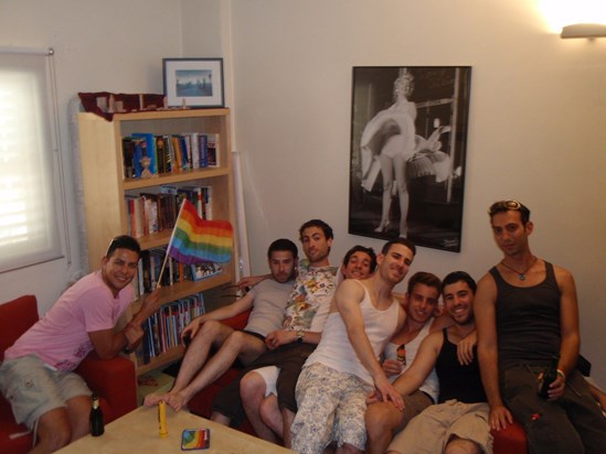 Are you ready for the pride? Tel Aviv June 2009. Yoni, Arren, Idan, Elad, Tomer, Amitai, Nadav & Omer