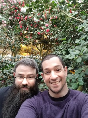 Visiting Arren in Berlin. At Botanischer Garten und Botanisches Museum. March 2019.