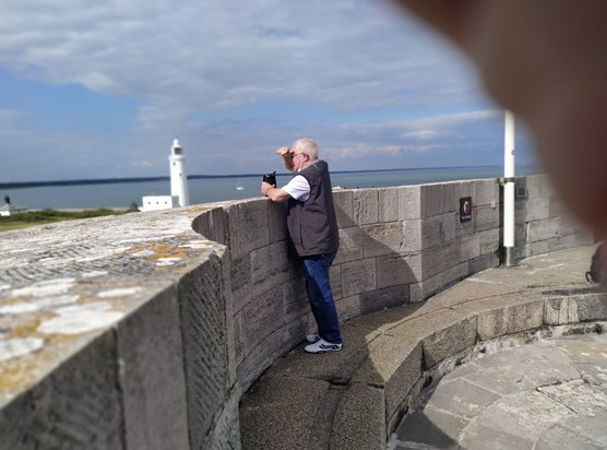 Looking out from Hurst Castle 20210713 