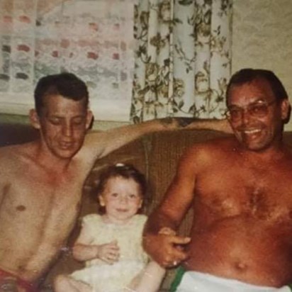 My daddy me and grandad george