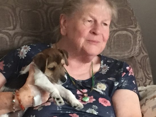 Mum with Odie