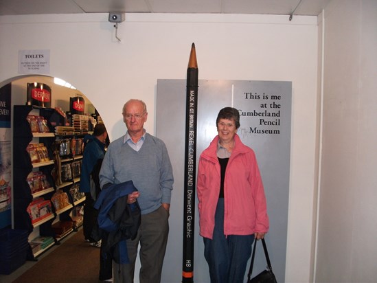 september 2010 mum and dad at the pencil museum