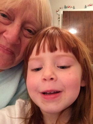 Gill with her granddaughter Freya 