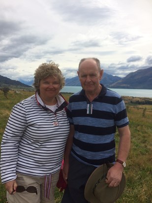 By Mount Nicholas in New Zealand with Trish (February 2017)