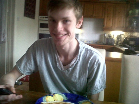 My beautiful Boyfriend with the cheeky smile.
