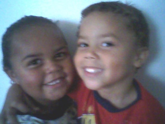your two gradbabies jaykell and jordan i wish every day you was here to see them grow