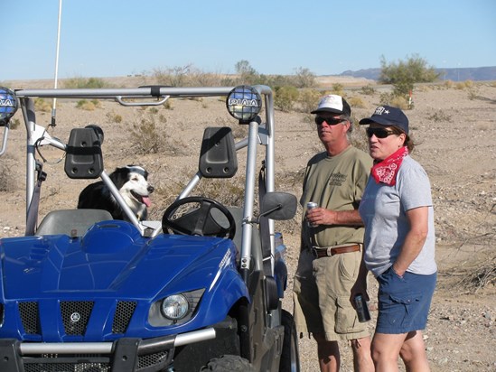 The Rhino made desert travel easier for Scott and Patty, New Years 2012